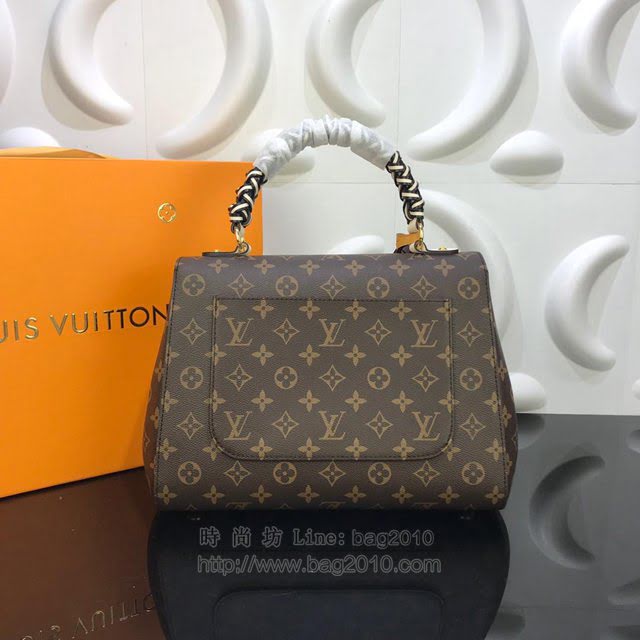 LV女包 M44669 路易威登Cluny 中號手袋 LV手提女包 LV手拎包 LV單肩斜挎包  ydh3009